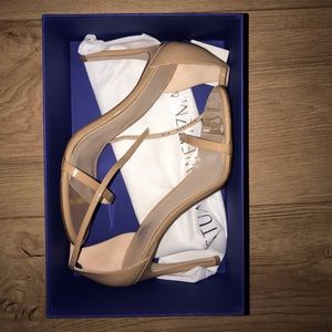 Never Worn Stuwart Weitzman Nude Heels-Nudistsong